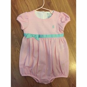 Ralph Lauren striped baby one piece