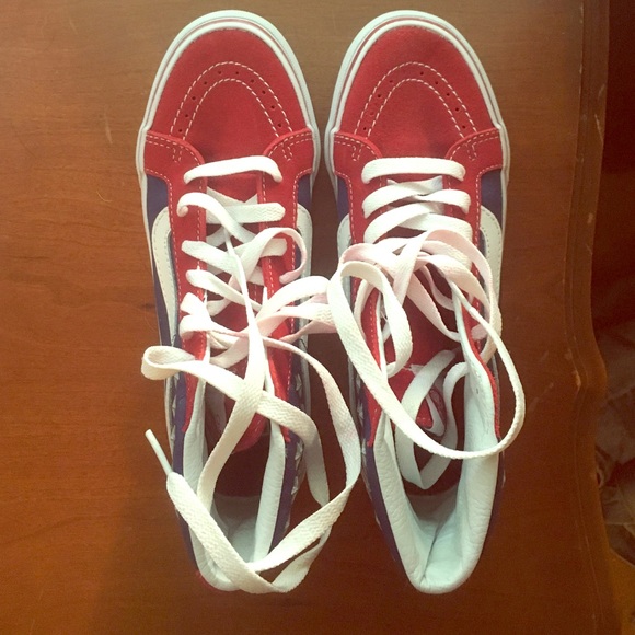 American flag hi top vans!