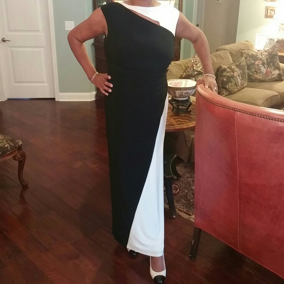 Ralph Lauren floor length Size 16, side split. NWT - Picture 2 of 4