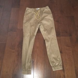 Khaki joggers Men's 32
