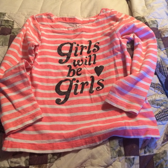 Girls will be girls long sleeve/ crop shirt