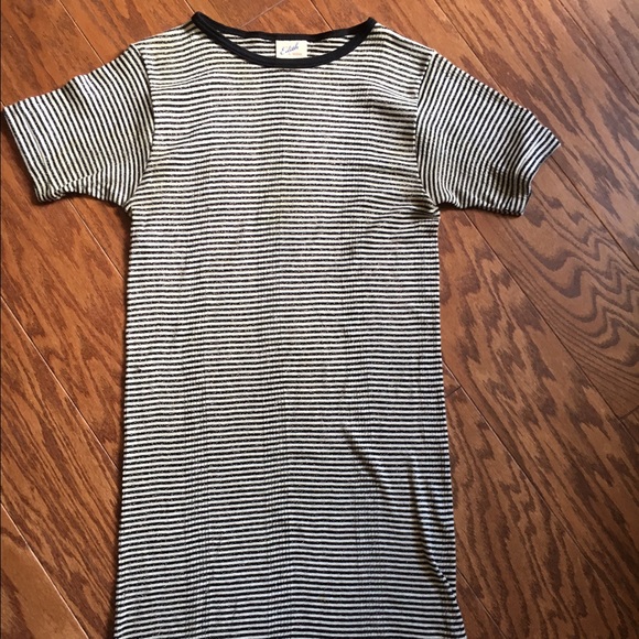Edith A. Miller Dresses & Skirts - Edith A. Miller Striped Tee Shirt Dress