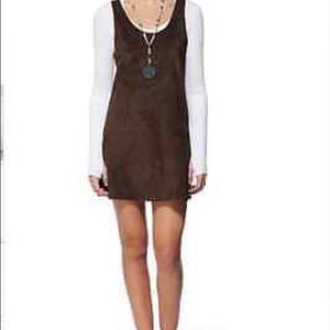 Brown, suede BB Dakota dress.