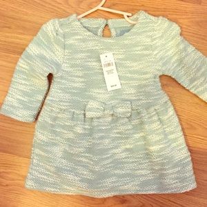Baby gap bow sweater dress 3-6month
