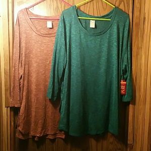 Faded Glory size 4x (26w-28w) shirts