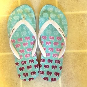 Ivory Ella flip flops!