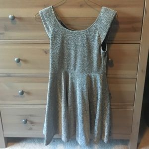 Metallic glittery formal dress