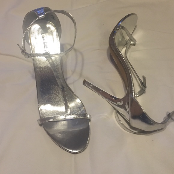 Charlotte Russe silver heels