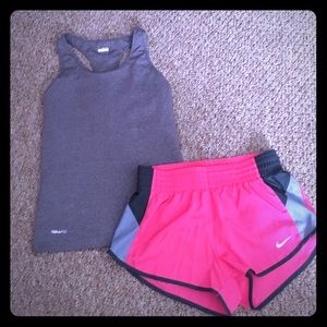 Bundle! Nike racerback and Nike athletic shorts!