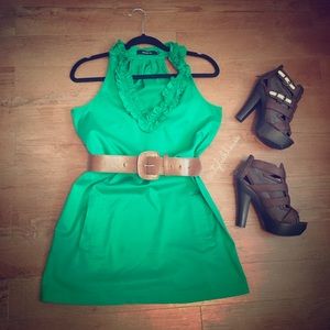 Arden B. Fable Kelly Green Dress