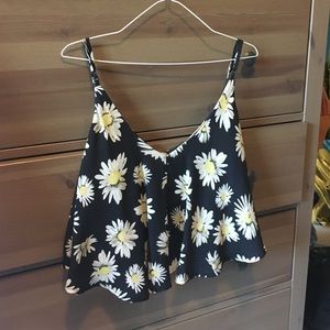 Cotton on flower crop top
