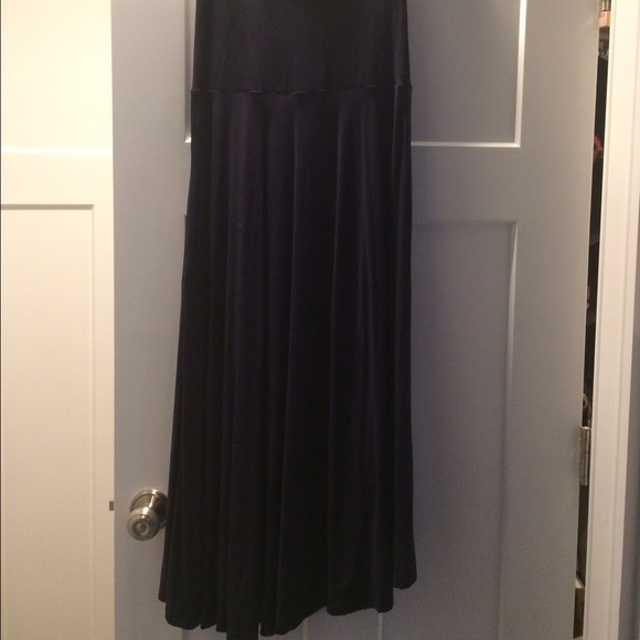 INC Navy Blue Maxi Skirt - Picture 2 of 2