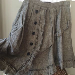 Louis Vuitton Tweed flounce skirt CLASSIC!