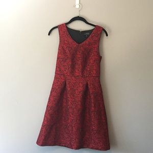 The Limited Black and red lace dress