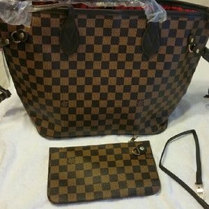 Neverfull brown bag
