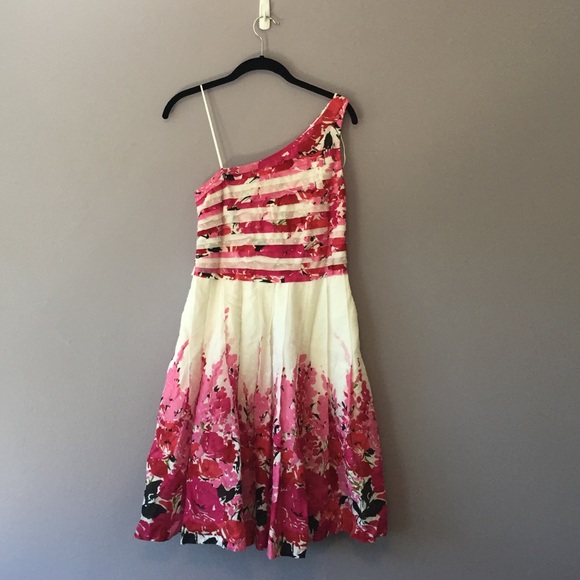 JS Collections One shouldered floral dress