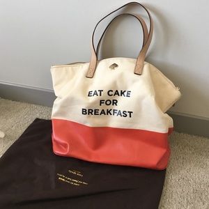 Eat Cake For Breakfast Kate Spade Tote Eat Cake For Breakfast Kate Spade Tote