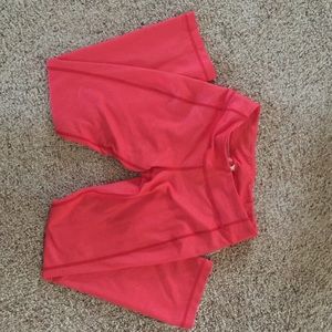 Great red Lululemon Capri pants