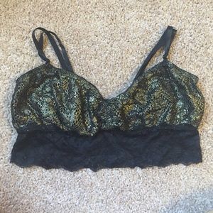 Urban Outfitters Gold Bralette
