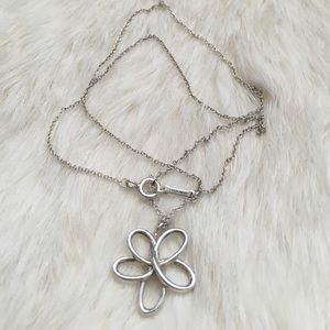Tiffany & Co. Villa Paloma Flower Pendant Necklace