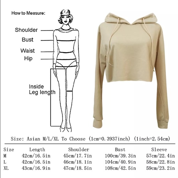 Hot new crop hoodie 🌟 - Picture 2 of 4