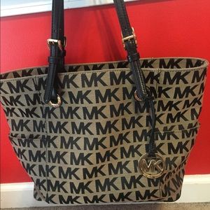Michael Kors tote practically brand new!