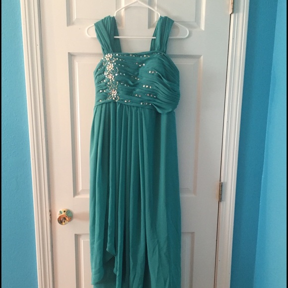 A prom or formal dress