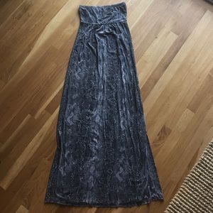 Nation LTD Strapless Pullon Dress Size S Snakeskin