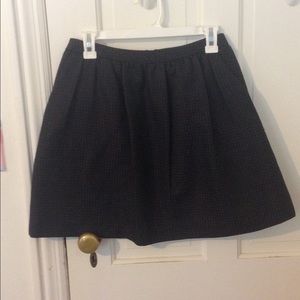 Pleated Navy/Gray Skirt