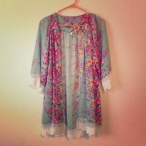 Floral Kimono