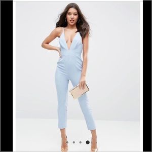 Baby blue jumpsuit