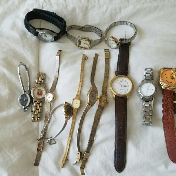 Seiko Accessories - Lot of vintage watches - timex, seiko, elgin, omni