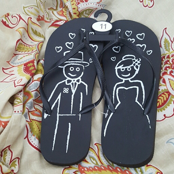 Wedding flip flops