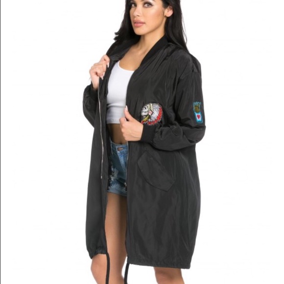 Olive bomber jacket - Picture 3 of 4