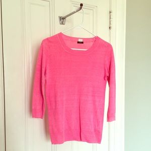 J.Crew Charlie 3/4 sleeve pullover