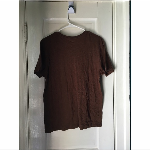 Men's Brown V-neck - Picture 2 of 2