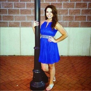 Gianni Bini blue party dress