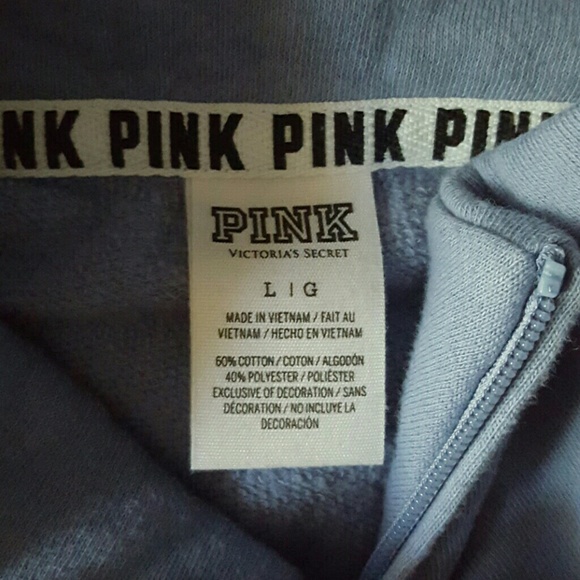 NEW! PINK Half Zip Sweatshirt. - Picture 2 of 3