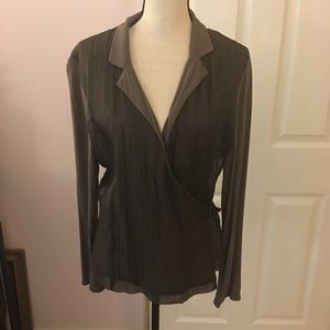 J.Jill silk top/jacket