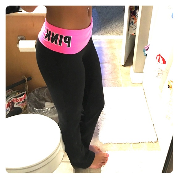 Victoria's Secret pink yoga pants