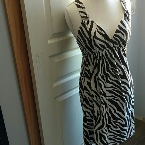 EUC Zebra Print Dress