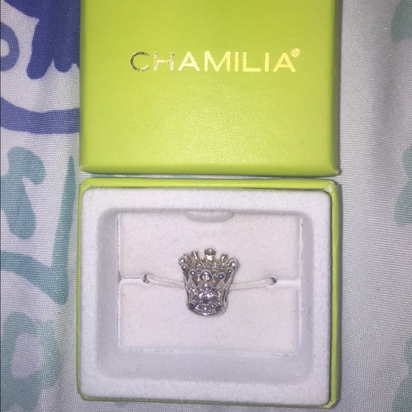 Chamilia Jewelry Chamilia Crown Charm And Bracelet Poshmark