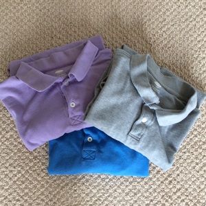 Set of 3 polos.