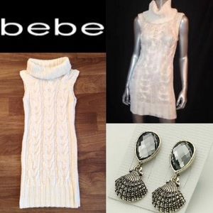 Bebe long sweater can be a short dress.
