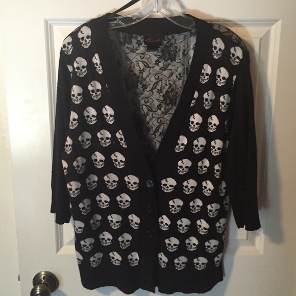 Torrid skull cardigan