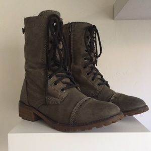 Diesel Laura combat boots.
