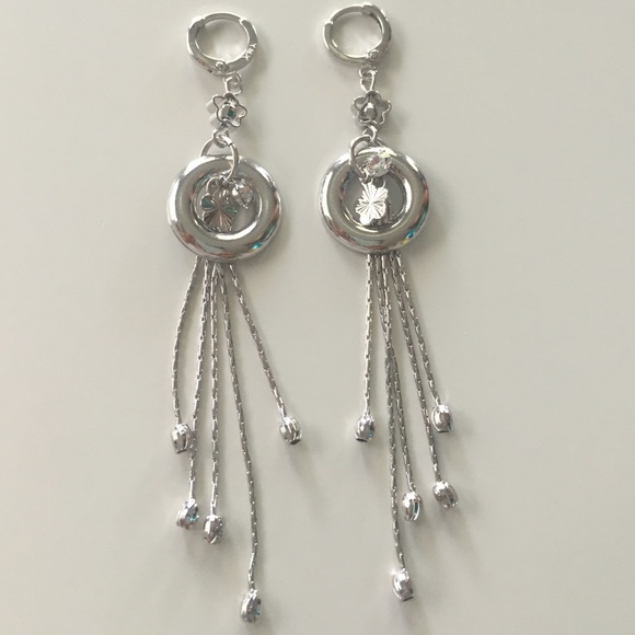 Sterling silver chandelier earring