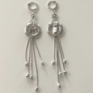 Sterling silver chandelier earring