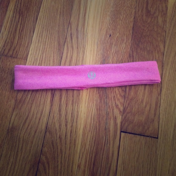 Hot pink Lululemon headband