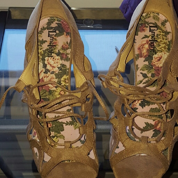 limelight  Shoes - Platform Sandals Faux Suede